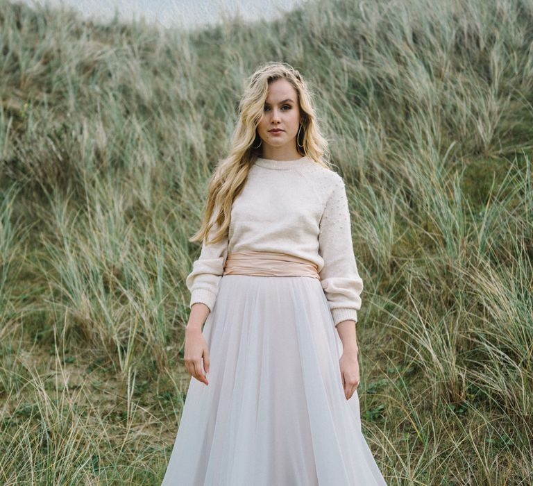 Autumnal Wedding Inspiration At The Coast With Pampas Grass Moon Gate & Drip Icing Cake With Images From Olivia Bossert Photography & Styling By The Artful Event Co