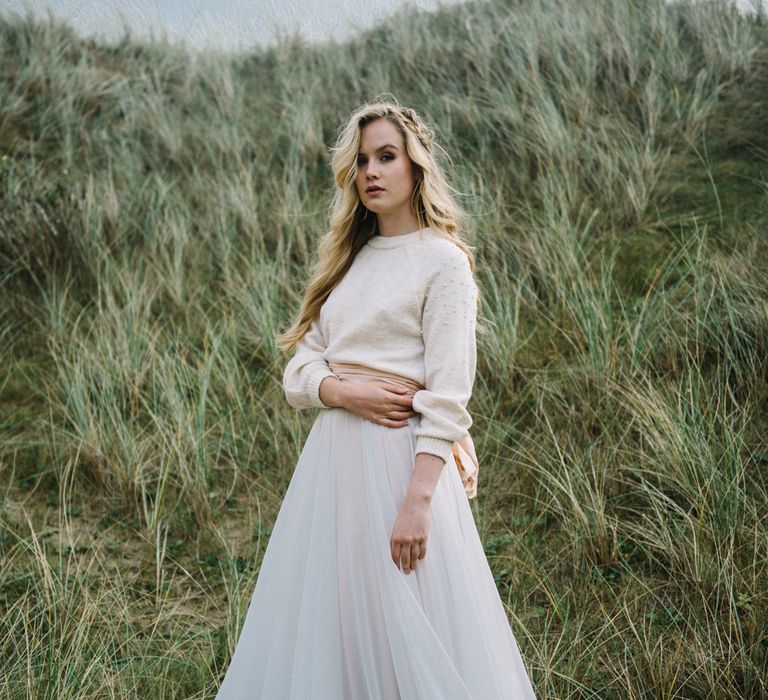 Autumnal Wedding Inspiration At The Coast With Pampas Grass Moon Gate & Drip Icing Cake With Images From Olivia Bossert Photography & Styling By The Artful Event Co