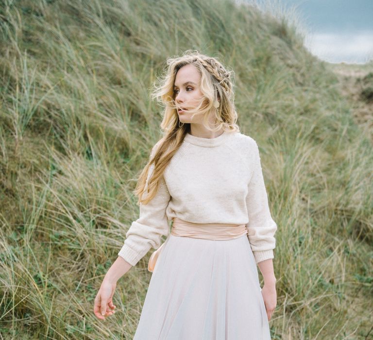 Autumnal Wedding Inspiration At The Coast With Pampas Grass Moon Gate & Drip Icing Cake With Images From Olivia Bossert Photography & Styling By The Artful Event Co