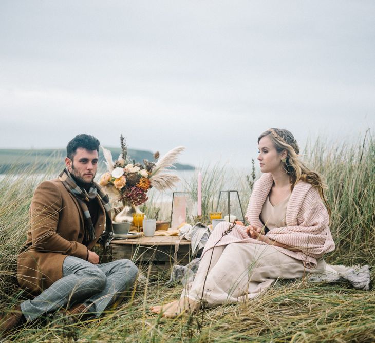 Outdoor Wedding Picnic At The Coast