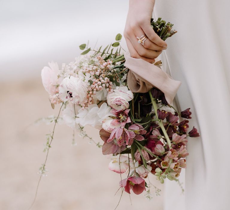 Berry Toned Bridal Bouquet