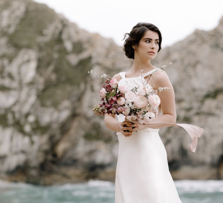 Charlie Brear Wedding Dresses Barefoot Bridal Inspiration At Lulworth Cove