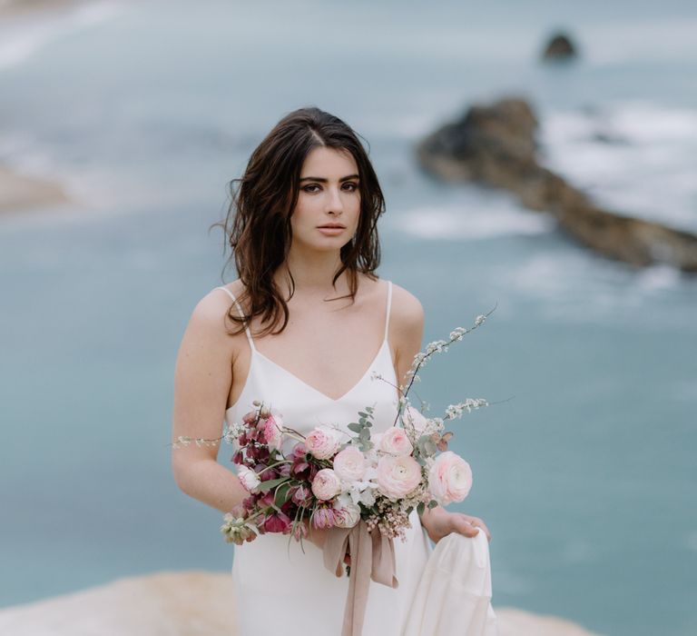 Charlie Brear Wedding Dresses Barefoot Bridal Inspiration At Lulworth Cove