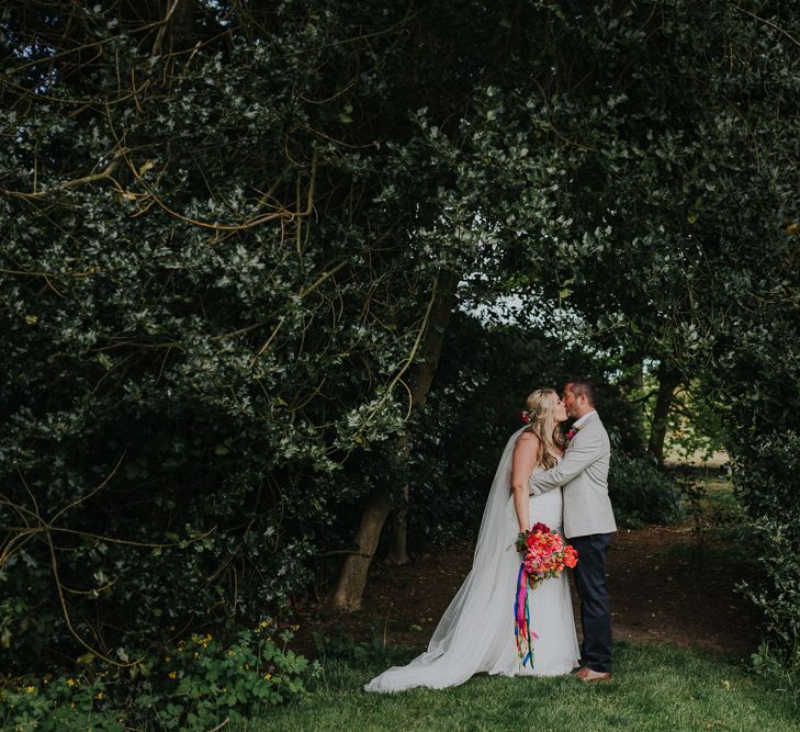 Colourful Spring Wedding At Iscoyd Park With Coral Charm Peonies And Bride In Pronovias Images From Kate Gray Photography