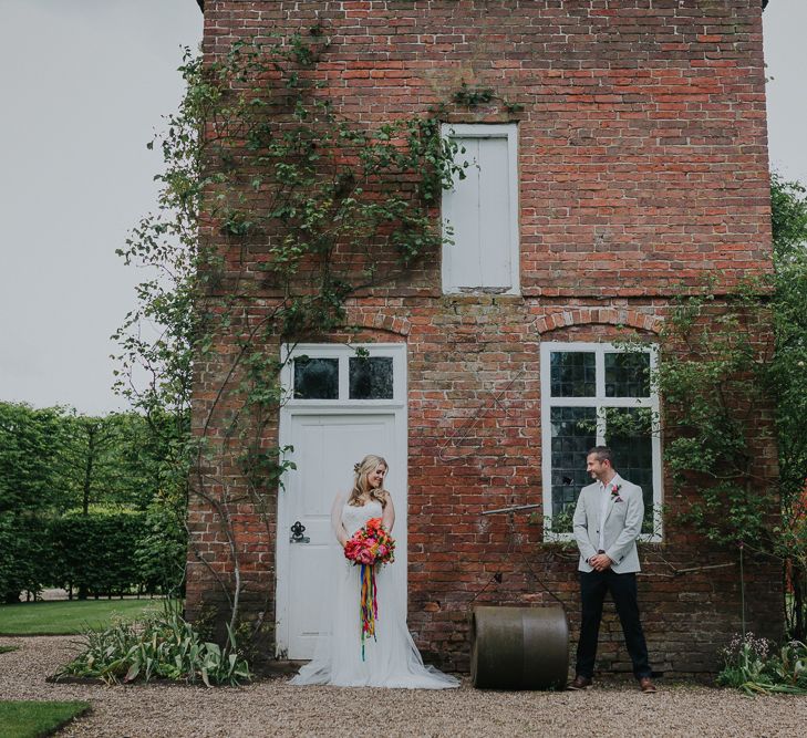 Colourful Spring Wedding At Iscoyd Park With Coral Charm Peonies And Bride In Pronovias Images From Kate Gray Photography