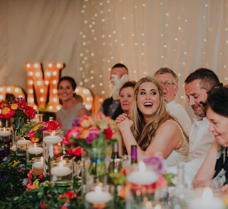 Colourful Spring Wedding At Iscoyd Park With Coral Charm Peonies And Bride In Pronovias Images From Kate Gray Photography