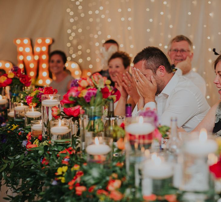 Colourful Spring Wedding At Iscoyd Park With Coral Charm Peonies And Bride In Pronovias Images From Kate Gray Photography