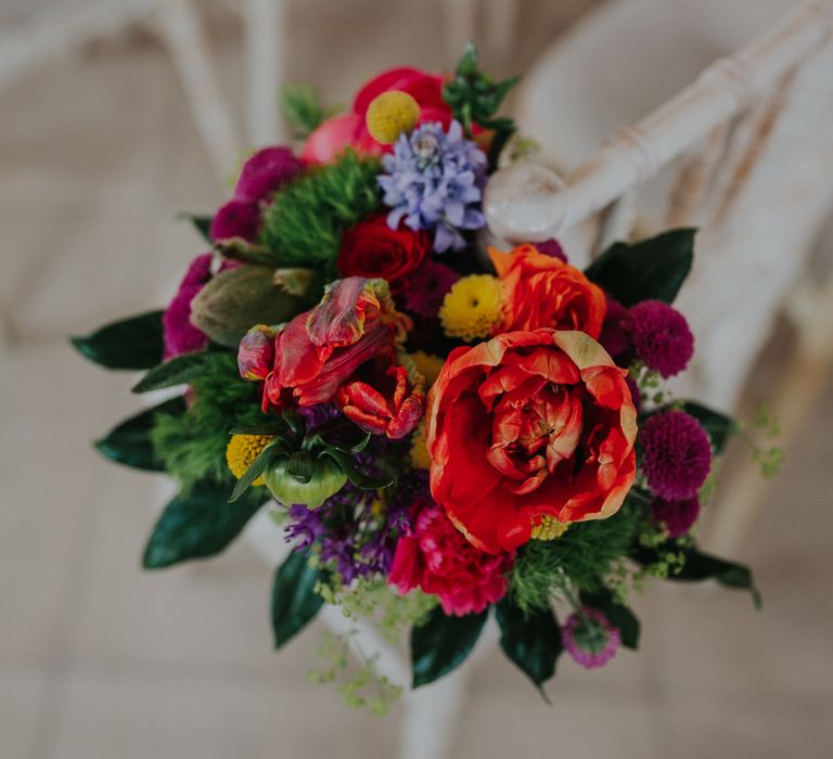 Colourful Spring Wedding At Iscoyd Park With Coral Charm Peonies And Bride In Pronovias Images From Kate Gray Photography