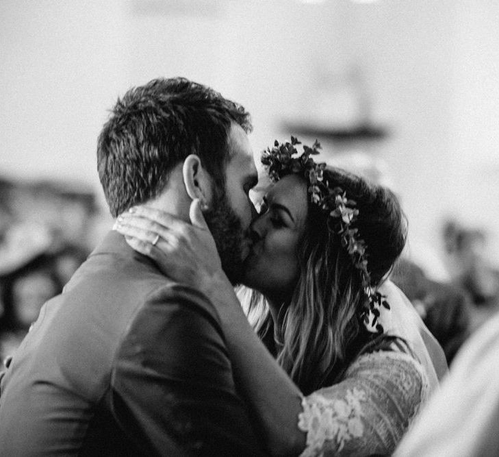 Take Me Out Couple Beckie & Adam Get Married | Bride In Crop Top | Images by Joanna Bongard Photography | Film by Costa Sister Productions