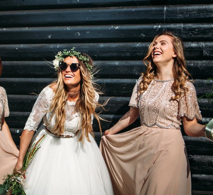 Take Me Out Couple Beckie & Adam Get Married | Bride In Crop Top | Images by Joanna Bongard Photography | Film by Costa Sister Productions