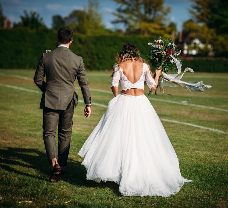 Take Me Out Couple Beckie & Adam Get Married | Bride In Crop Top | Images by Joanna Bongard Photography | Film by Costa Sister Productions