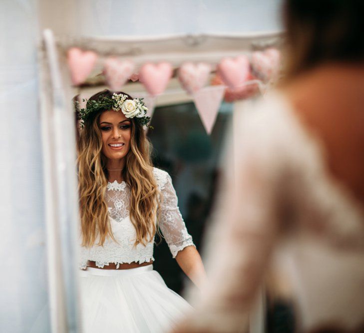 Take Me Out Couple Beckie & Adam Get Married | Bride In Crop Top | Images by Joanna Bongard Photography | Film by Costa Sister Productions