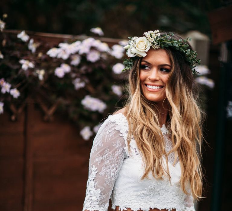 Take Me Out Couple Beckie & Adam Get Married | Bride In Crop Top | Images by Joanna Bongard Photography | Film by Costa Sister Productions