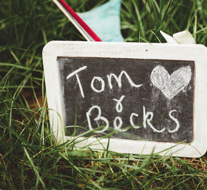 Chalkboard Wedding Sign