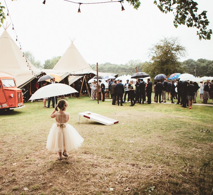 Wedding Reception In A Tipi