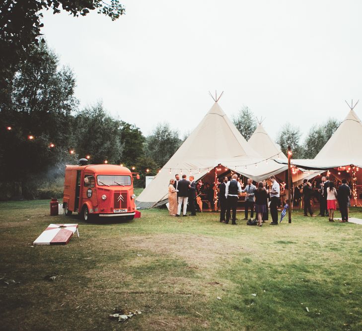 Tipi Wedding With Street Food