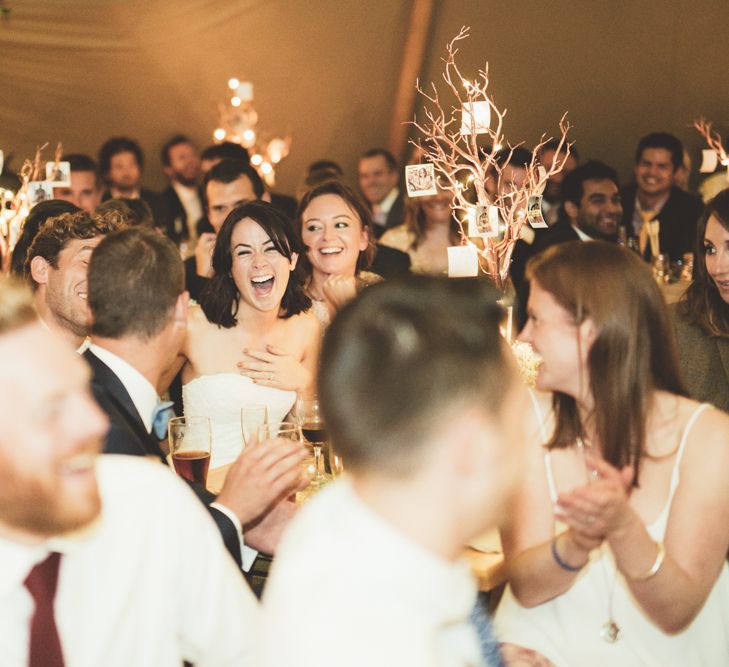 Wedding Reception In A Tipi