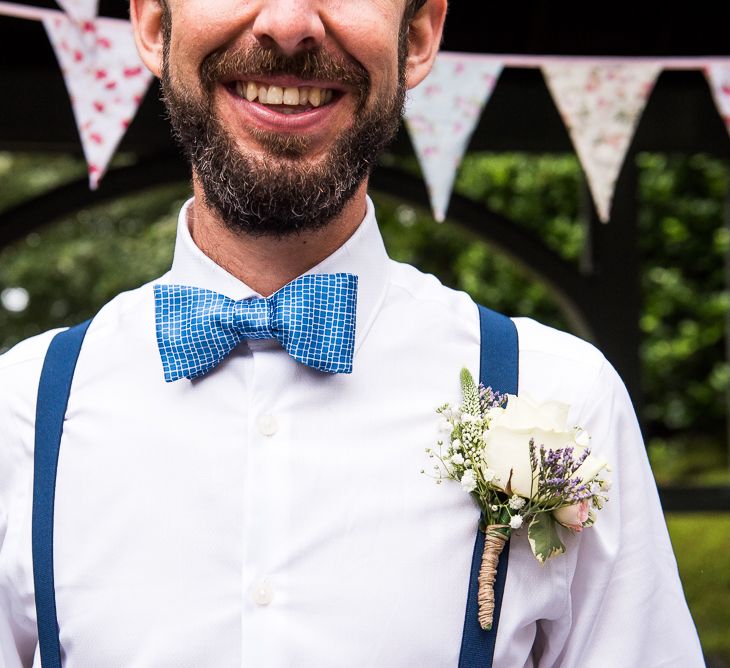 Grooms Accessory Bow Tie | Coastal Wedding at Driftwood Spas St Agnes, Cornwall | Jessica Grace Photography