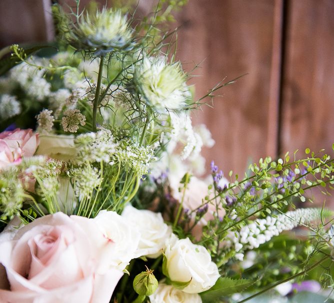 Romantic Wedding Flowers | Coastal Wedding at Driftwood Spas St Agnes, Cornwall | Jessica Grace Photography