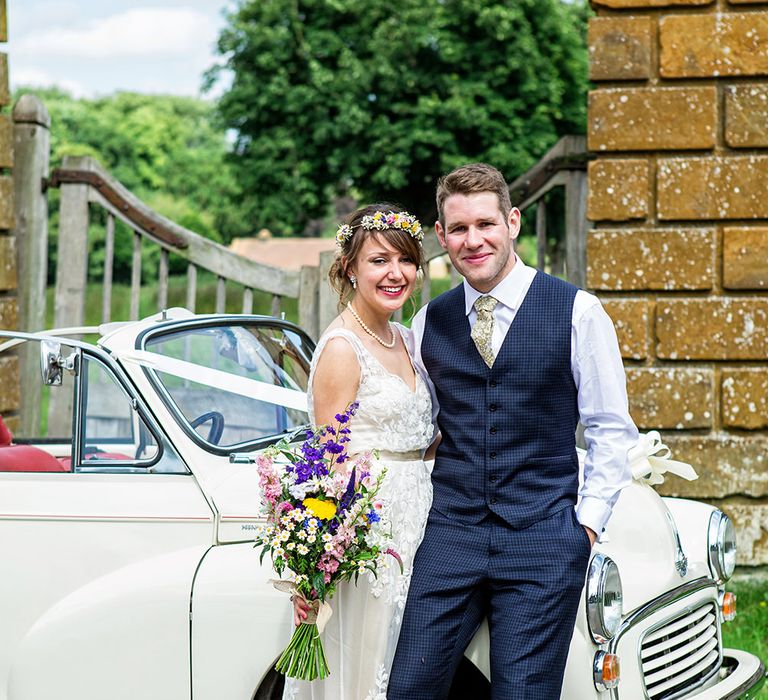 Bride & Groom Wedding Car