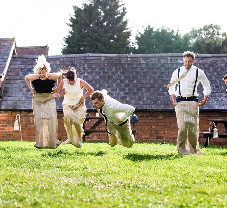 Sack Race Garden Games