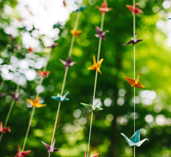 Origami Paper Crane Wedding Decor