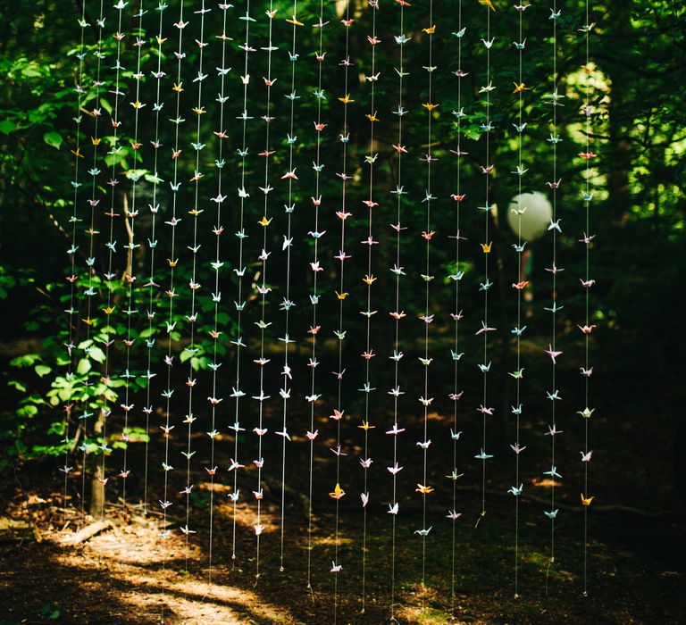 Origami Paper Crane Wedding Decor