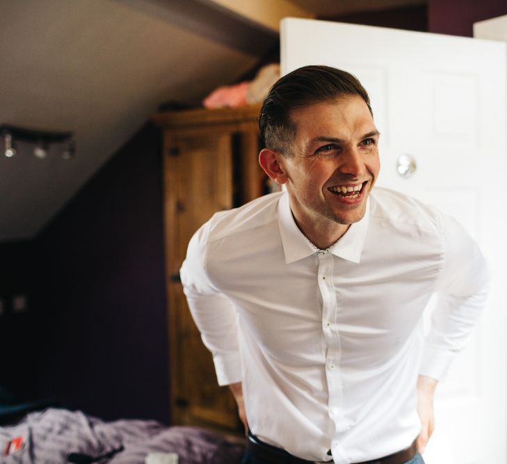 Groom Getting Ready