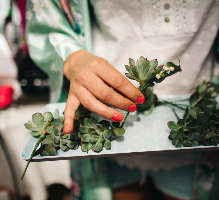 Succulent Buttonholes