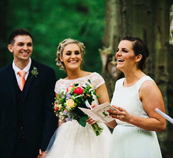 Bridesmaid in Ted Baker Dress