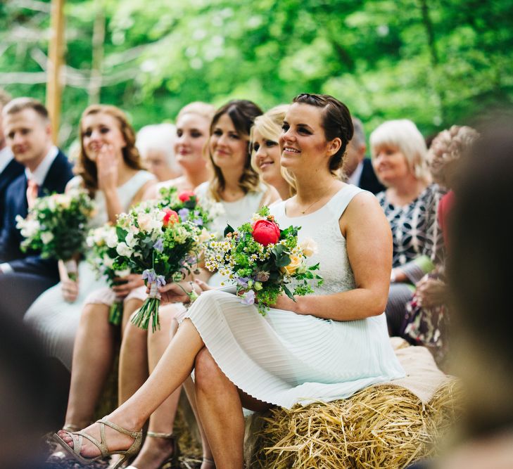 Bridesmaids in Ted Baker Dresses