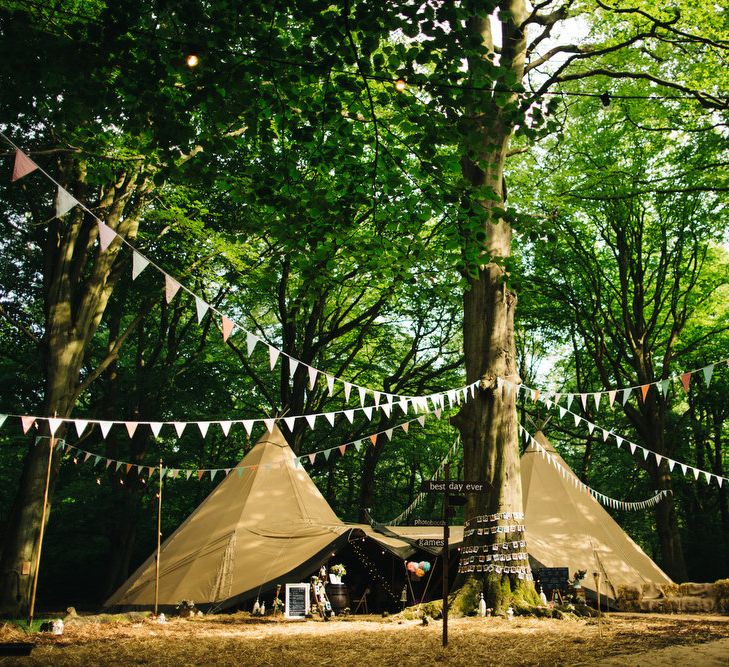 Woodland Tipi Wedding in Sheffield