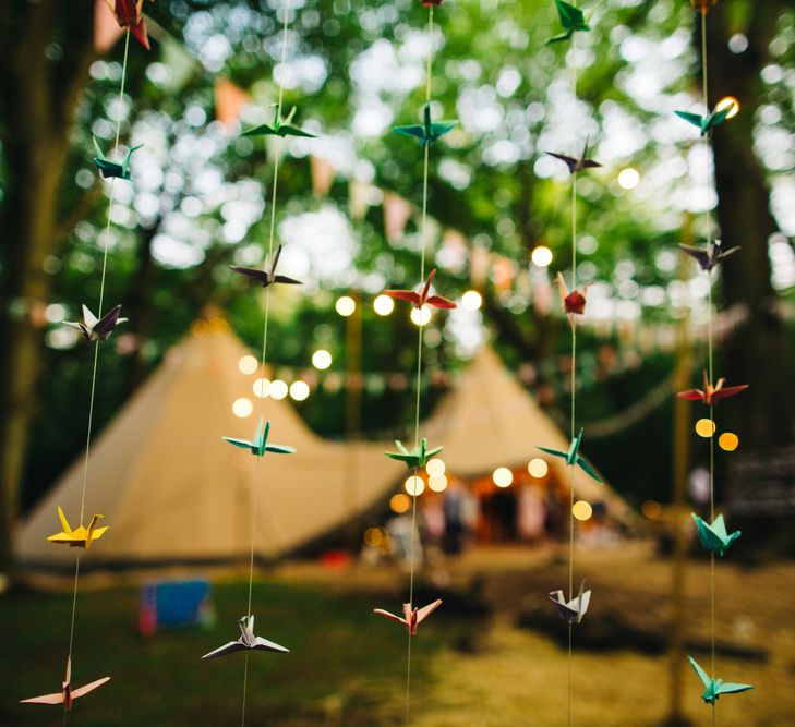 Origami Paper Crane Wedding Decor