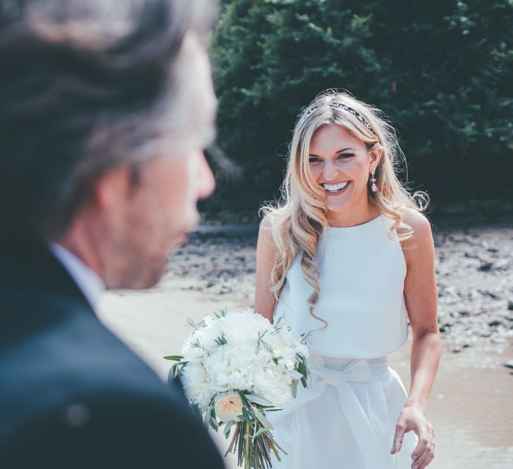 Marquee Wedding Jersey With Bride In Jesus Peiro With Images From Wedding_M And Bridesmaids In Pink Silk Dresses By Ghost