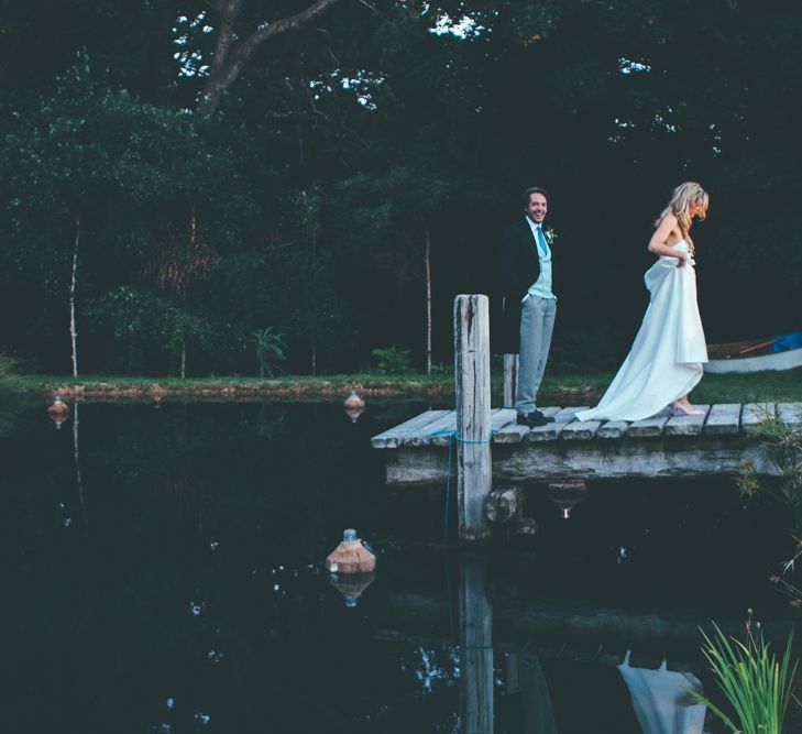 Marquee Wedding Jersey With Bride In Jesus Peiro With Images From Wedding_M And Bridesmaids In Pink Silk Dresses By Ghost