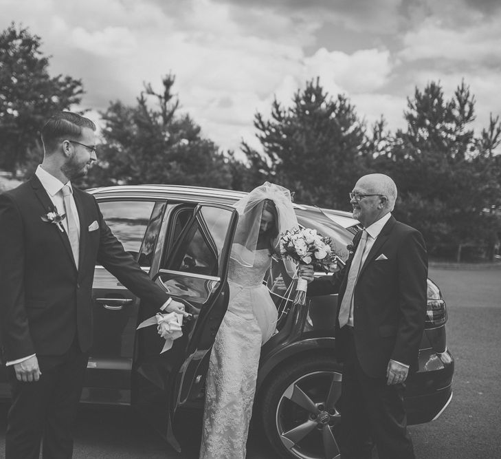 Bride in Stewart Parvin Gown Bridal Entrance