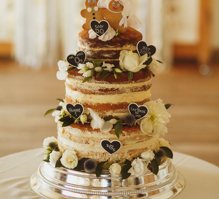 Homemade Naked Wedding Cake