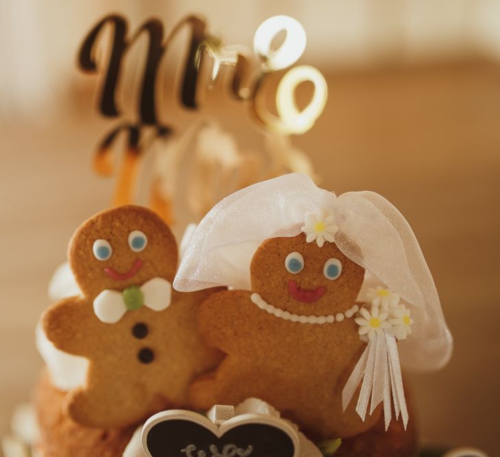 Gingerbread Men Wedding Cake Topper