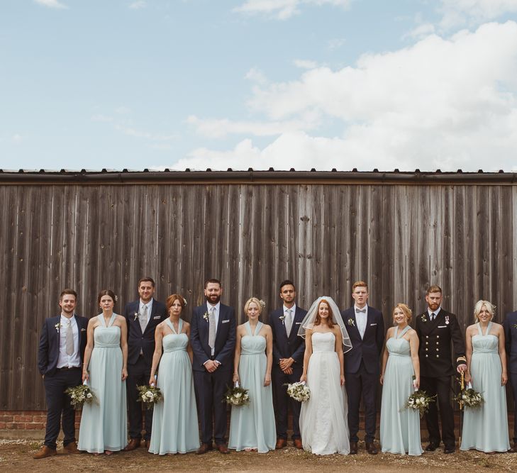 Classic Wedding Party in Monsoon Gowns & Moss Bros Suits