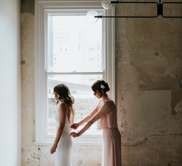 Elegant Bridal Slip Dress By Helen English