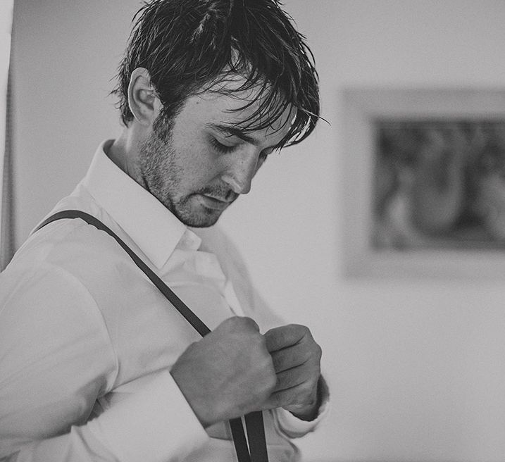 Groom In Braces