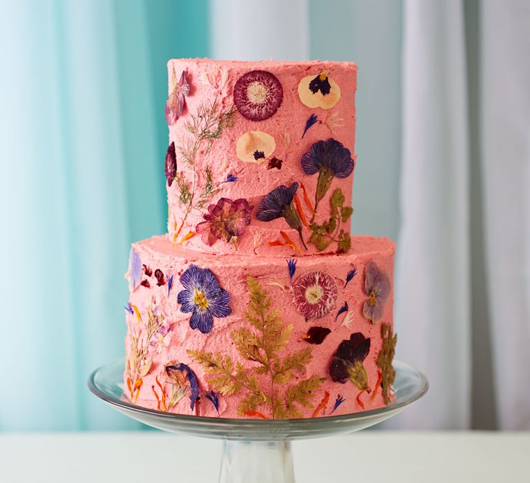 Decorating Cakes With Edible Flowers And Petals