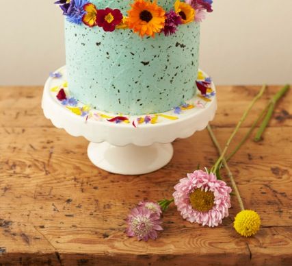 Decorating Cakes With Edible Flowers And Petals