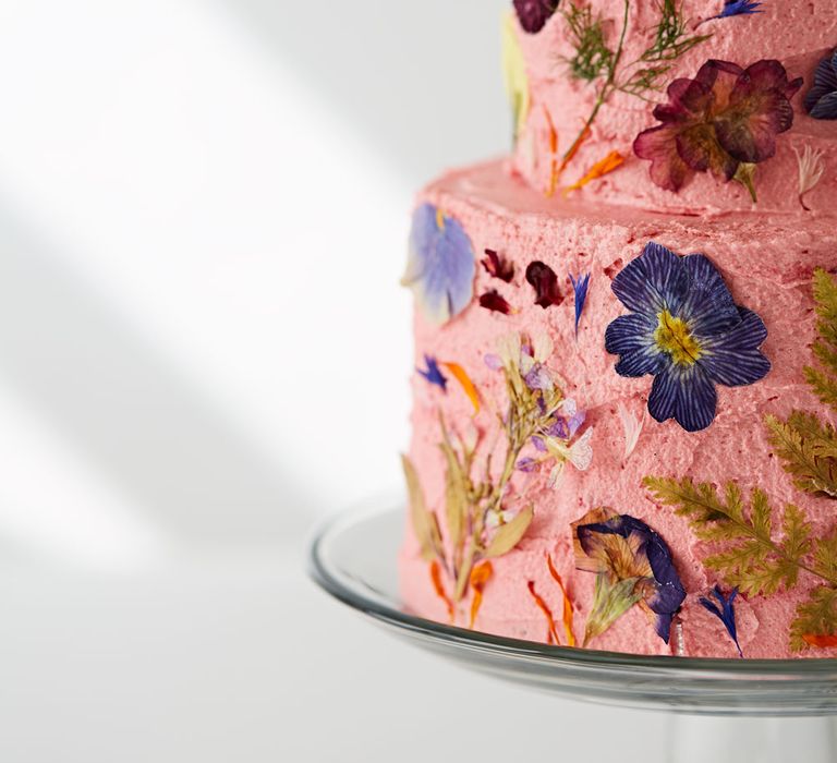 Decorating Cakes With Edible Flowers And Petals