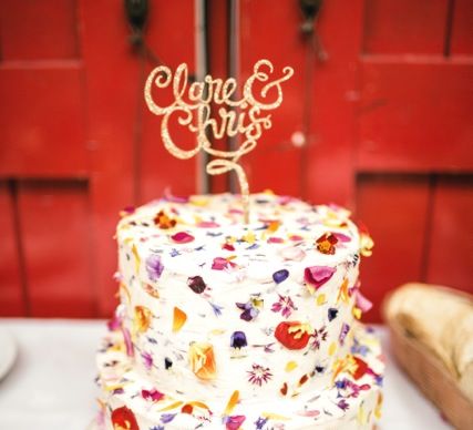 Decorating Cakes With Edible Flowers And Petals