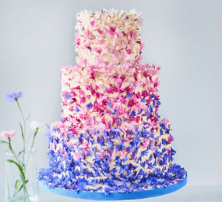 Decorating Cakes With Edible Flowers And Petals