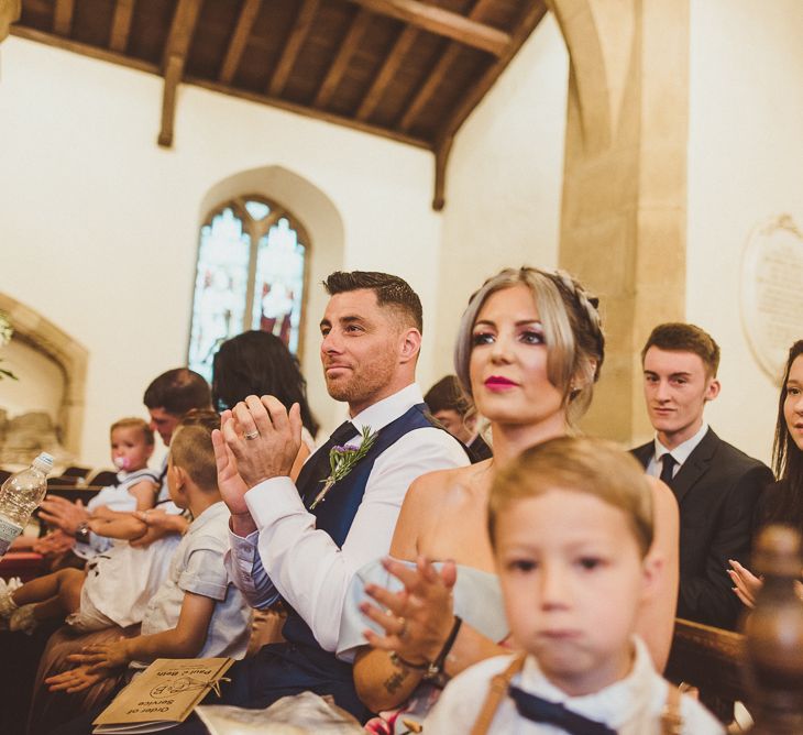 Church Wedding Ceremony | PapaKåta Tipi at Angrove Park North Yorkshire | Matt Penberthy Photography