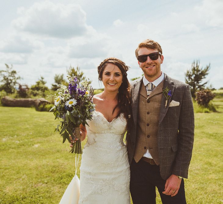 Bride & Groom | PapaKåta Tipi at Angrove Park North Yorkshire | Matt Penberthy Photography