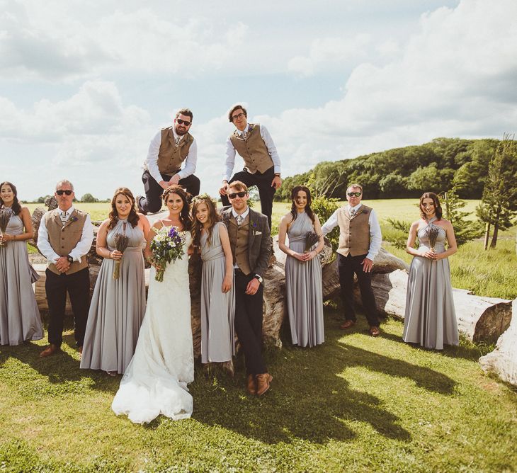 Wedding Party | PapaKåta Tipi at Angrove Park North Yorkshire | Matt Penberthy Photography