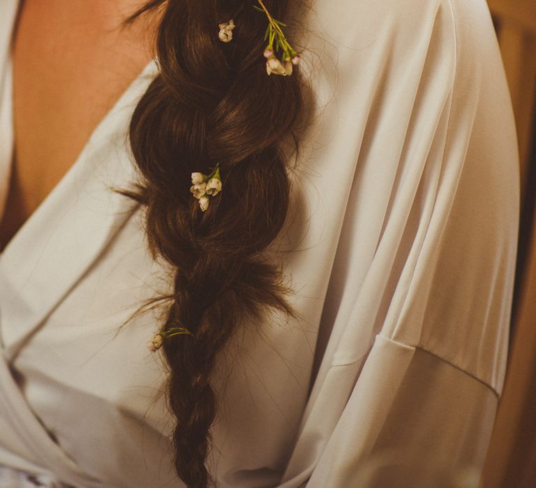 Side Braid with Flowers | PapaKåta Tipi at Angrove Park North Yorkshire | Matt Penberthy Photography